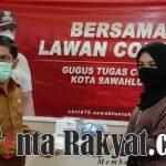 DPR RI Memberikan Bantuan APD Dan Sembako Ke Pemko Sawahlunto