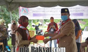 Kwarcab Pramuka Sawahlunto Berikan Bantuan Sembako