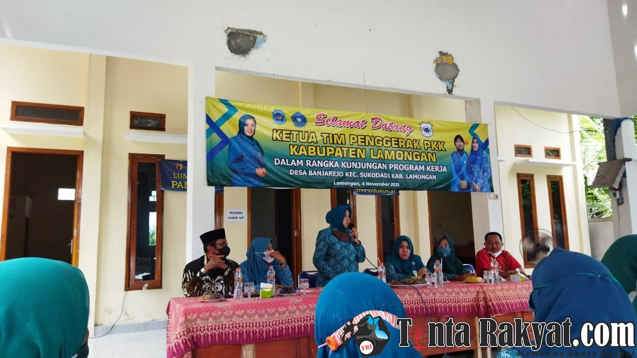 Kunjungan Ketua TP PKK Kabupaten Lamongan
